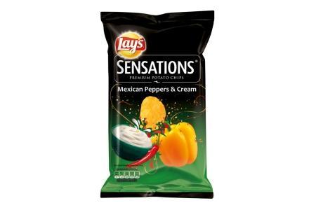 lays sensations mexican peppers  cream