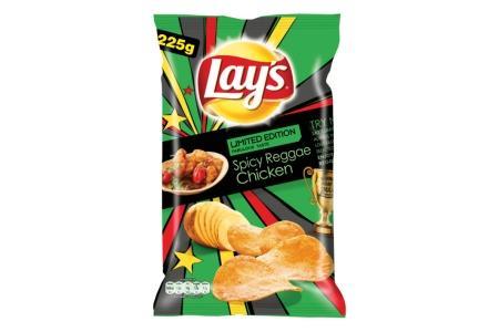 lays chips limited edition spicy reggae chicken