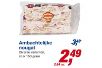 ambachtelijke nougat