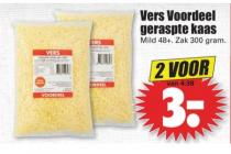 vers voordeel geraspte kaas