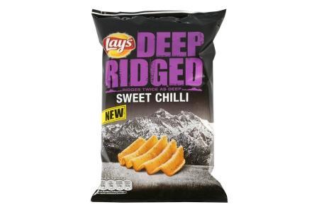 lays deep ridged sweet chilli