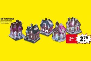 led kersthuisje