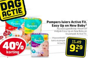 pampers luiers active fit easy up en new baby