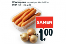 winterpeen en uien