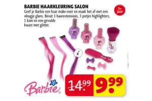 barbie haarkleuring salon