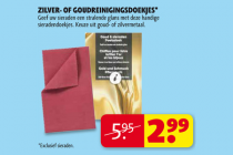 zilver  of goudreinigingsdoekjes