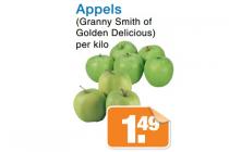 appels granny smith of golden delicious