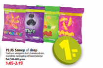 plus snoep of drop