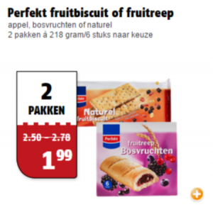 perfekt fruitbiscuit of fruitreep