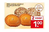 deen roomboter amandel of speculaas gevulde koek