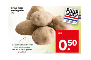 grove losse aardappelen