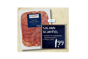italiano salami schotel 100 gram
