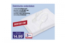 electrische onderdeken aldi