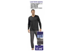 luxe heren pyjama