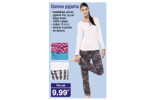 dames pyjama