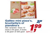 galileo mini pizzas bruchettas of piandinas