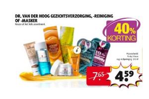 dr.van der hoog gezichtsverzorging  reiniging  of masker