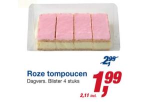 roze tompoucen