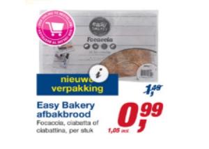 easy bakery afbakbrood