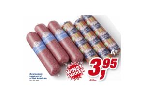 zwanenberg ossenworst of filet americain
