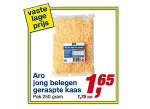 aro jong belegen geraspte kaas