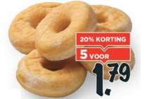 gesuikerde donuts