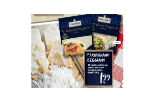 parmigiano reggiano 100 gram geraspt of vlokken