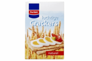 perfekt luchtige crackers naturel of meergranen 250g
