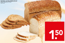 deen bakkersbrood donker meergranen of haver heel brood