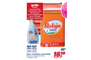 omo of robijn wasmiddel