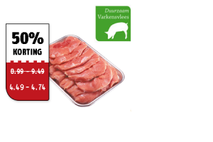 magere hamlappen of fricandeau