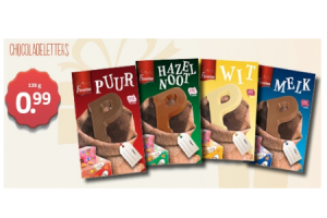 sint  piet chocoladeletters