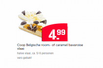 coop belgische room of caramel bavaroise vlaai