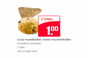 coop mueslibollen noten vruchtenbollen