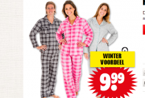 flanellen pyjama