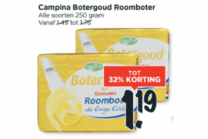 campina botergoud roomboter