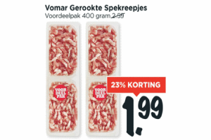 vomar gerookte spekreepjes