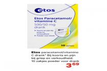 etos paracetamol vitamine c