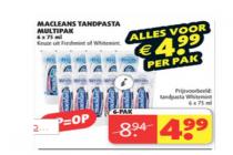 macleans tandpasta multipak
