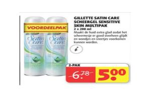 gillette satin care