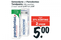 sensodyne of paradontax tandpasta