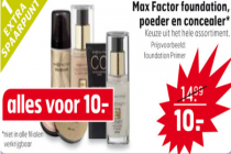 max factor foundation poeder en concealer