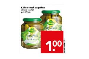 kuhne snack augurken