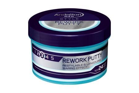 andrelon styling rework putty for men