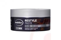 andrelon styling paste restyle flex control for men