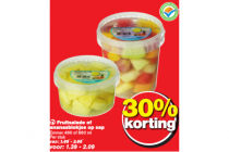 fruitsalade of ananasblokjes op sap 480860ml