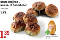 reuze rozijnen   muesli  of suikerbollen