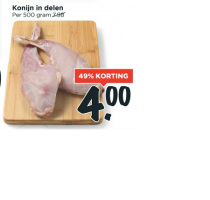 konijn in delen