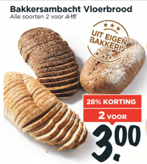 bakkersambacht vloerbrood