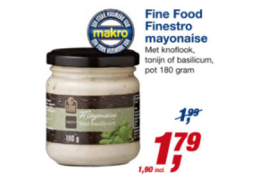 fine food finestro mayonaise